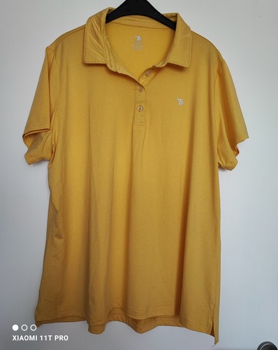 Damen Polo T-Shirt GELB Gr. XXL
