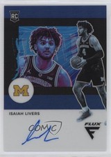 2021-22 Chronicles Draft Picks Flux Rookie Blue 10/49 Isaiah Livers Auto 1b9i