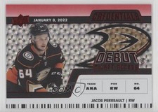 2022 Credentials Debut Ticket Access Horizontal Red 116/299 Jacob Perreault 1ee0