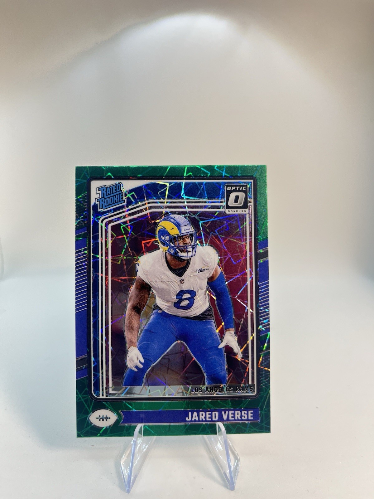 2024 Donruss Optic Football Jared Verse Green Velocity #242 RC