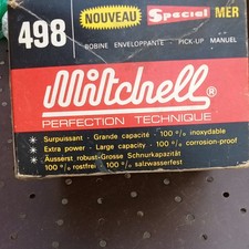 ancien Mitchell Special 498 moulinet rare avec sa boite mer pêche cuillère devon