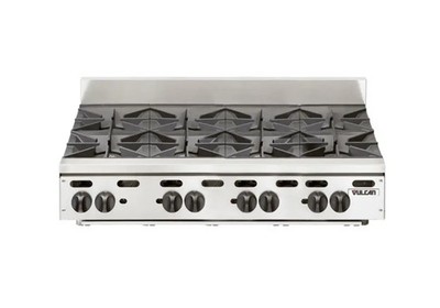 Vulcan VHP848 Achiever 48'' Countertop 8 Burner Gas Hotplate