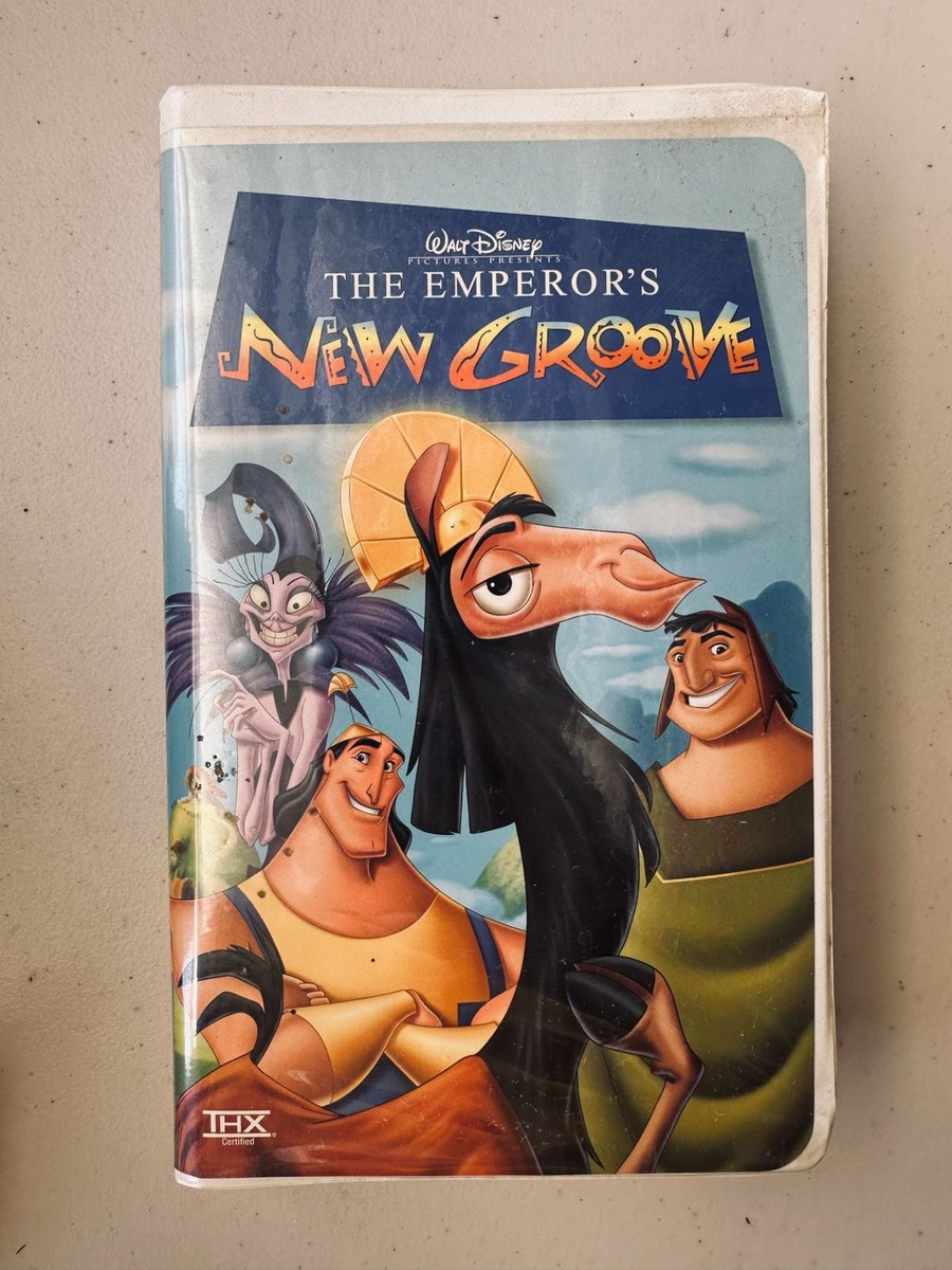 Walt Disney Emperor's New Groove VHS Tape Animated Family Comedy