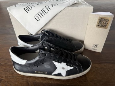 GOLDEN GOOSE SUPER-STAR Sneaker schwarz Gr. 39 NEUwertig