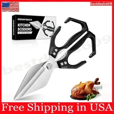 Kitchen Scissors for Food Heavy Duty Poultry Shears with Ergonomic Handle, Japan