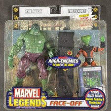 HULK VS LEADER MARVEL LEGENDS TOYBIZ VINTAGE FACE OFF ARCH NEMESIS NEW WEAR