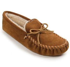 Minnetonka Men's 11 Pile Lined Softsole Slipper Brown - 763-BRN, Brown
