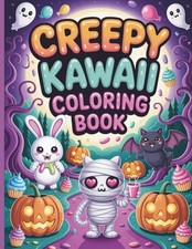 Creepy Kawaii Coloring Book: Adorable and Spooky Halloween Pages...