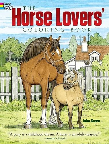 The Horse Lovers' Coloring Book (Dover Coloring Books) by John Green (PB 2022) - Image 8