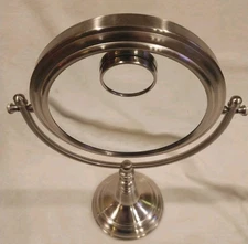 Vanity 2 Sided Adjustable Round MakeUp Mirror With magnification