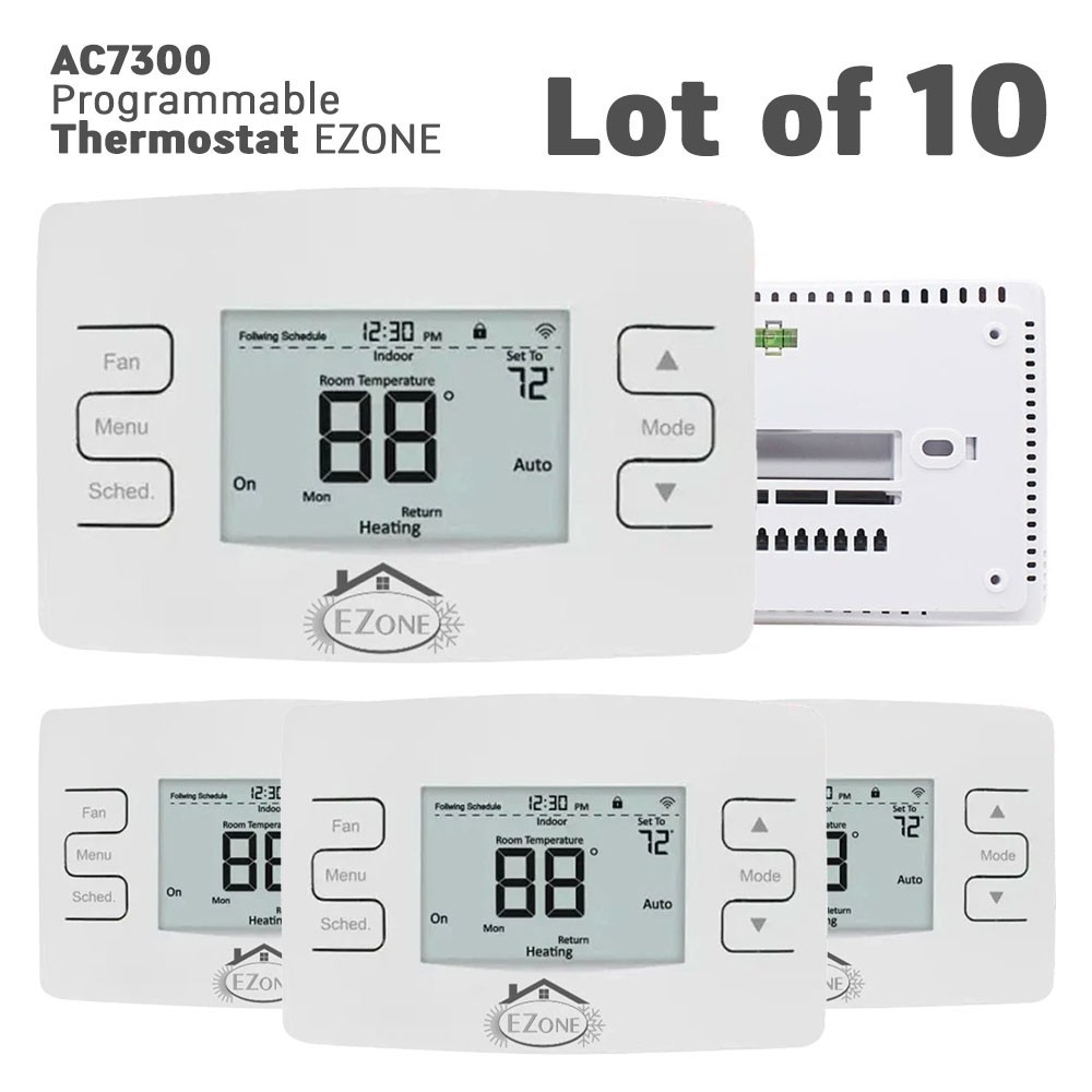 (LOT of 10) AC7300 Programmable Home Multiple Stage Pump The