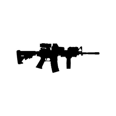 AR15 M16 Sticker Decal Die Cut