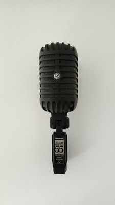 Shure Super 55-BLK Pitch Black Limited Edition Dynamic Vocal Microphone *tested*