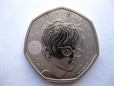 UK Harry Potter 25 Years of Magic 50p Fifty Pence Coin Dated 2022