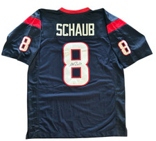 MATT SCHAUB #8 ATLANTA FALCONS HAND SIGNED JERSEY W/JSA/COA SIZE XL