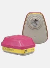 3M 60923 Organic Vapor/Acid Gas Cartridge P100 2 Filters (1 pair) exp 2031