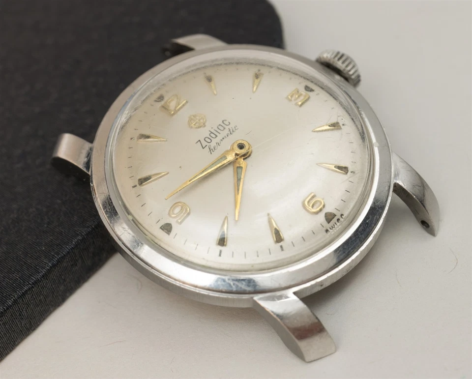 Para Reparación Zodiaco Acero Inoxidable Hermético Cal. Reloj movimiento hacking 1094 ETA 1080 Foto 3 de 4
