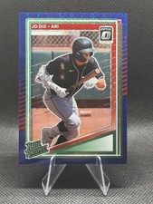 2025 Panini Donruss Optic Rated Prospects JD Dix #192 Blue Velocity Prizm (RC)