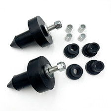 2 Pack 924-5410 Hood Pin Bushing Poly Kit Black  Fit for Kenworth T660 T800 W