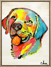 11 x 14 CHM ORIGINAL EXPRESSIONISM HANDMADE SIGNED COLORFUL PAINTING ON CANVAS