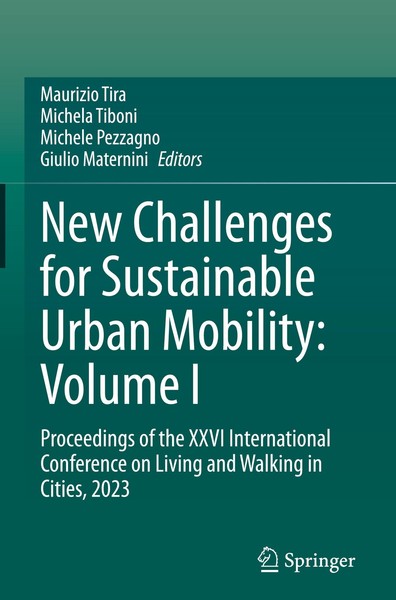 New Challenges For Sustainable Urban Mobility: Volume I Michela Tiboni-image