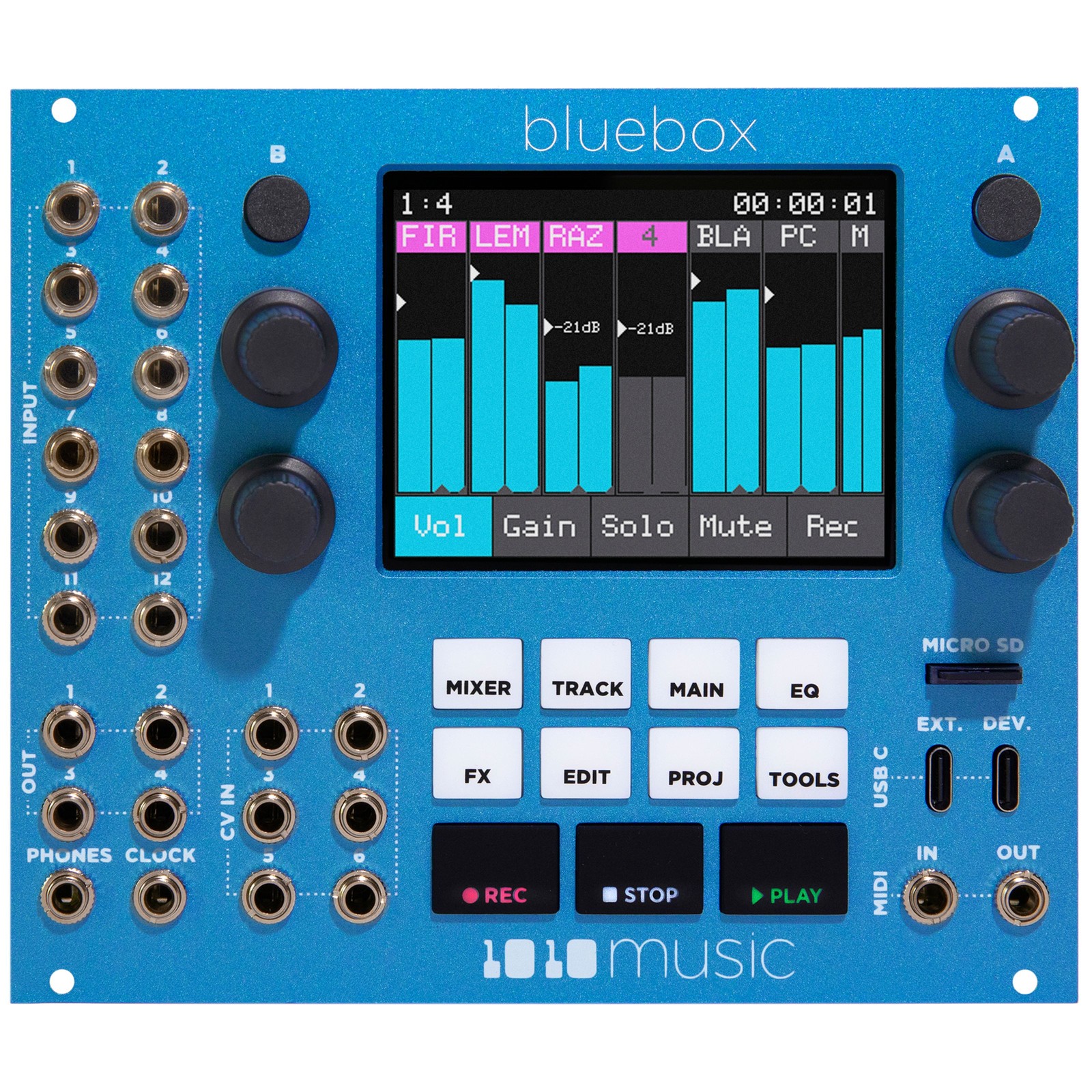 1010 Music BlueBox Eurorack Edition - Модульный синтезатор-микшер
