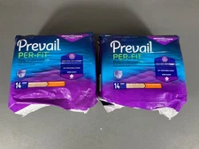 Prevail Per-Fit XL (58”-68”) Women’s Daily Protective Underwear 14 Ct LOT OF 2