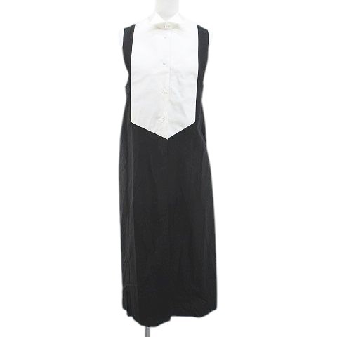 【Abiti】MM6 Maison Margiela S32CT0960 S47294 Vestito Camicia Metà Polpaccio Senza Maniche