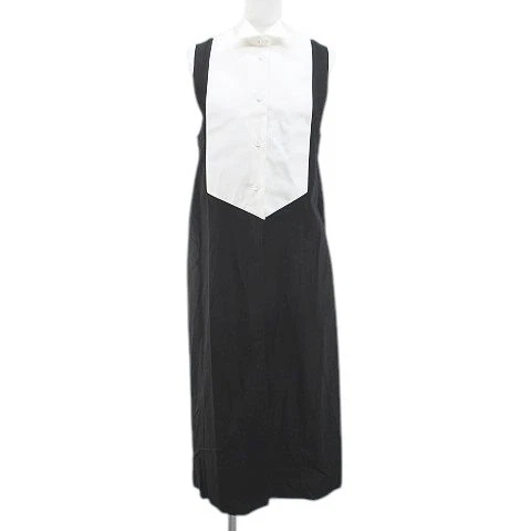 【Abiti】MM6 Maison Margiela S32CT0960 S47294 Vestito Camicia Metà Polpaccio Senza Maniche