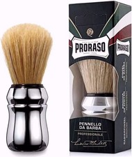 Pennello da barba Proraso spazzola a setole pure Pennello Da Barba UK SPEDIZIONE VELOCE GRATUITA