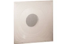 HART 050808 12" Perforated Return Grille White T-Bar Grille