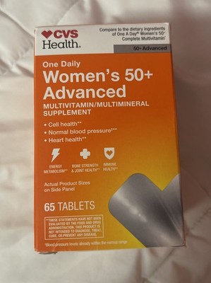 CVS Health One Daily Multivitamin Supplement Women 50+ Advanced - EXP 08/27