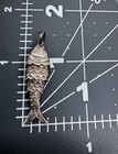 High Grade Vintage Sterling Silver Articulate 3D Fish Pendant — photo 3