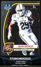 Jalen Buckley 2024 Topps 1st Western Michigan Broncos #86