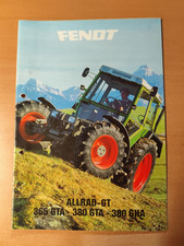 Fendt Allrad GT 365 GTA 380 GTA 380 GHA Prospekt traktor tractor brochure 32