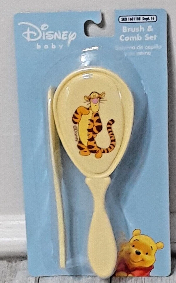Disneys Tigger Baby Soft Bristle Hair Brush and Comb Set - Image 2 of 3