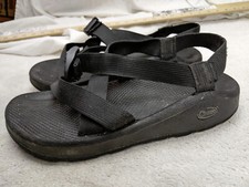 Chaco Classic Outdoor Mens 13 Black Strappy Sandals Hiking Water Vibram USA Made