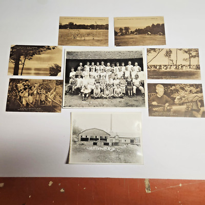 2 Photos and 6 post cards of Camp Fritch 1941