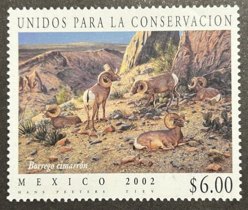 Mexiko 2002 Unidos para la conservación. Borrego cimarrón.