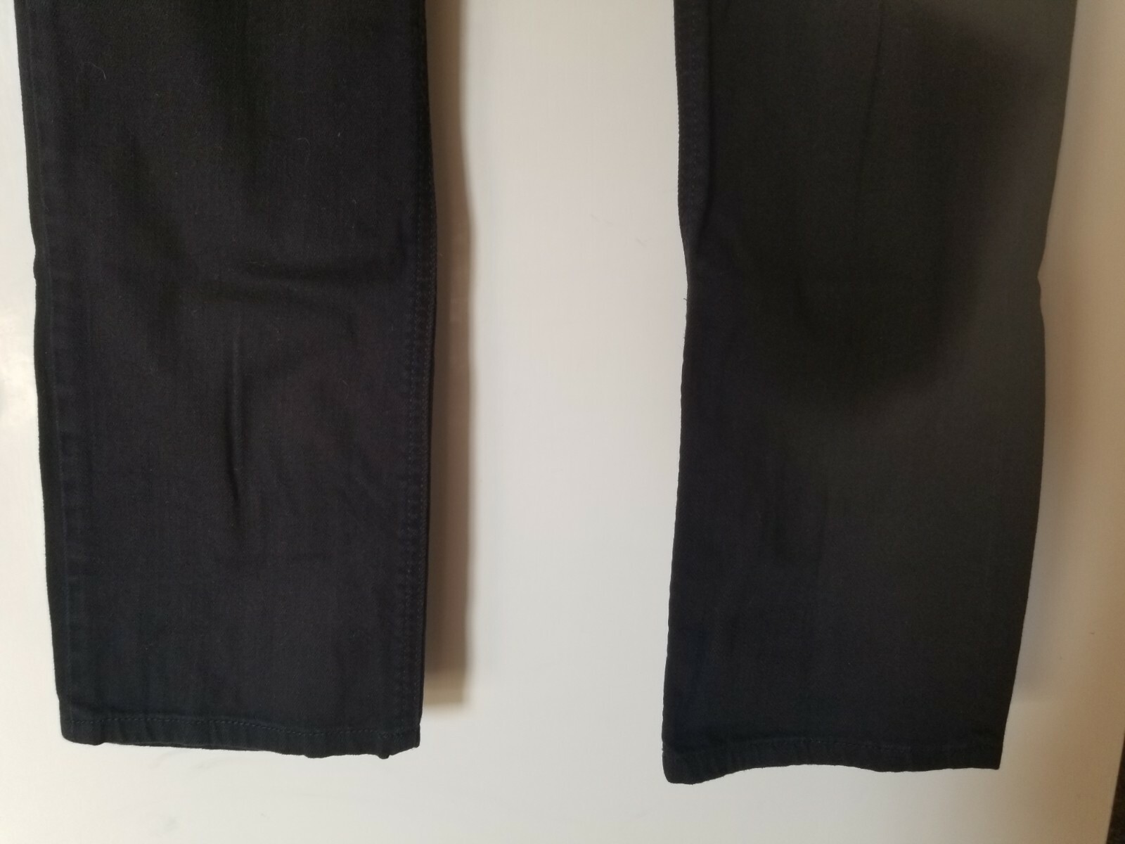 CAbi Jeans Basic Solid Black Button Up Belt Loop … - image 3