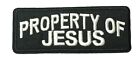 Property Of Jesus Patch Embroidered iron-on Applique Vest, Christian Bikers