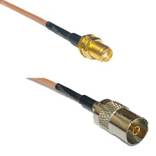 RG316 SMA FEMALE to DVB TV Pal Female RF Cable Rapid-SHIP LOT