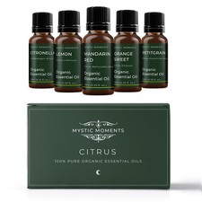 Mystic Moments Coffret Démarrage Huile Essentielle Bio Agrumes 5 x 10 ml