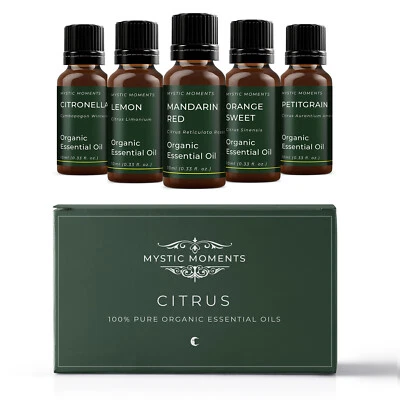 Mystic Moments Coffret Démarrage Huile Essentielle Bio Agrumes 5 x 10 ml - Photo 1/4