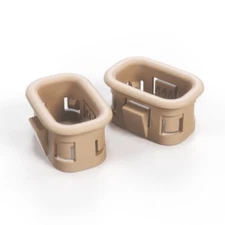 R129 Trim Ring Around Knob Locked Door Set Of 2 Mercedes Benz A1407600341