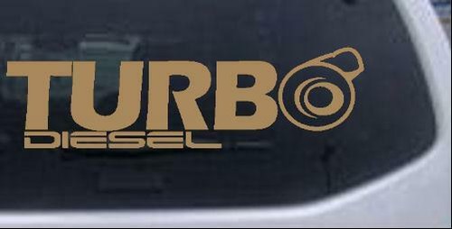 Turbo Diesel Car or Truck Window Laptop Decal Sticker - Picture 31 of 32