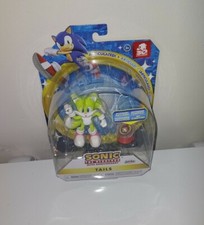 Sonic The Hedgehog 30th Anniversary NEON TAILS w/10 ring 4" Jakks Pacific New