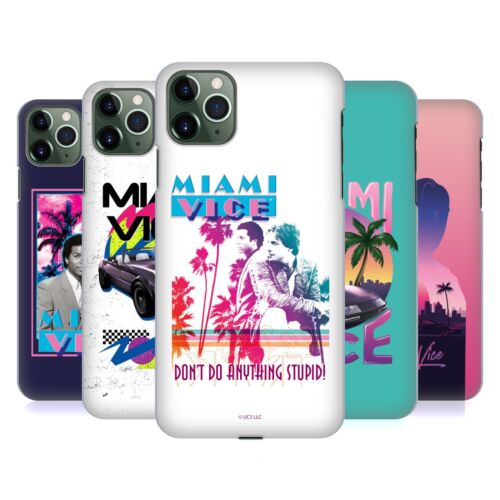OFFICIAL MIAMI VICE ART HARD BACK CASE FOR APPLE iPHONE PHONES - Picture 1 of 16