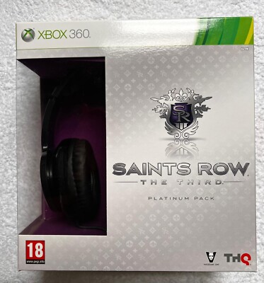 Saints Row The Third Platinum Pack Collectors Microsoft Xbox 360