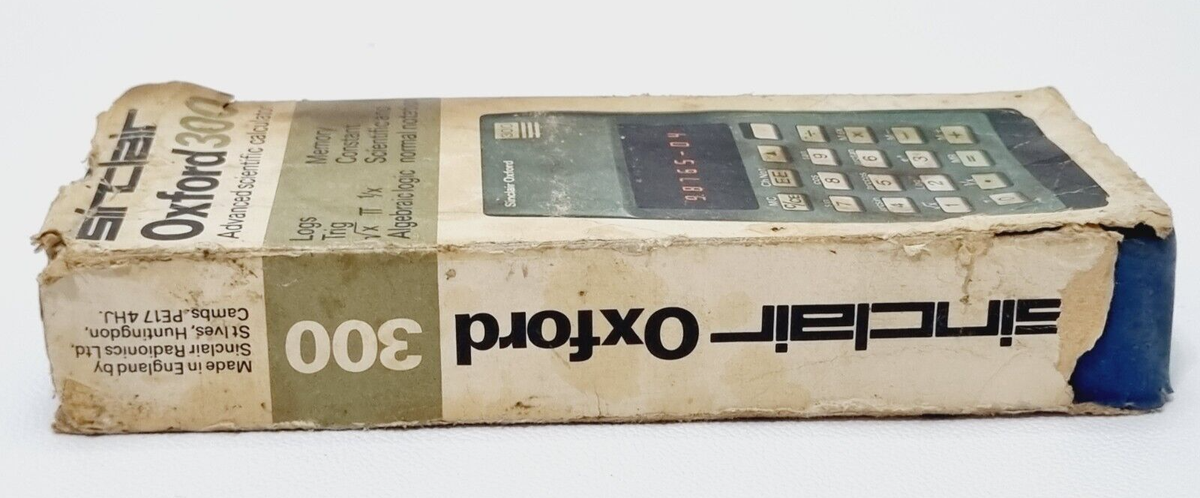VINTAGE SINCLAIR OXFORD 300 SCIENTIFIC CALCULATOR - Parts only | eBay
